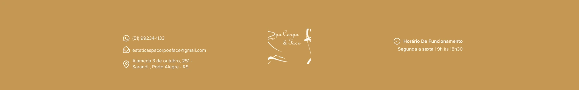 Contatos Spa Corpo & Face